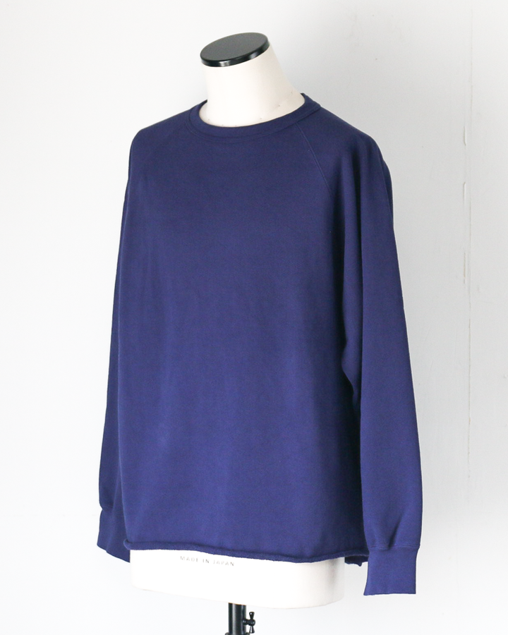 WALLA WALLA SPORT ワラワラスポーツ 13oz CREW SWEAT SHIRT Navy Purple