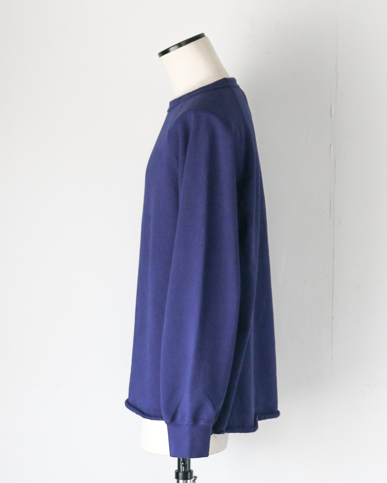 WALLA WALLA SPORT ワラワラスポーツ 13oz CREW SWEAT SHIRT Navy Purple