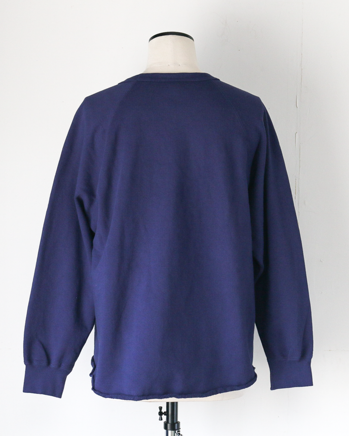 WALLA WALLA SPORT ワラワラスポーツ 13oz CREW SWEAT SHIRT Navy Purple