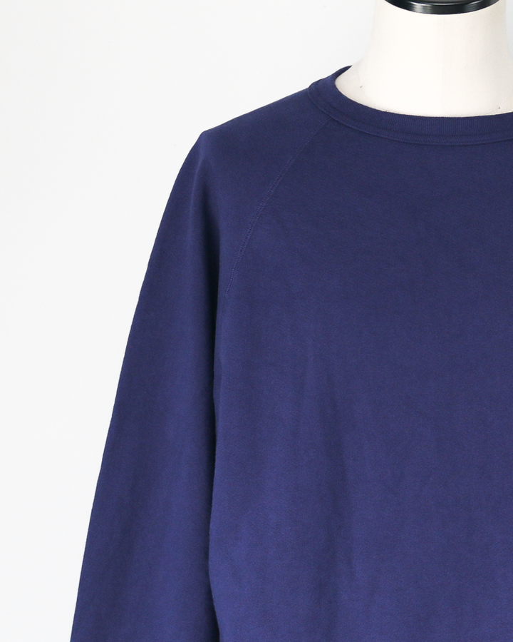 WALLA WALLA SPORT ワラワラスポーツ 13oz CREW SWEAT SHIRT Navy Purple
