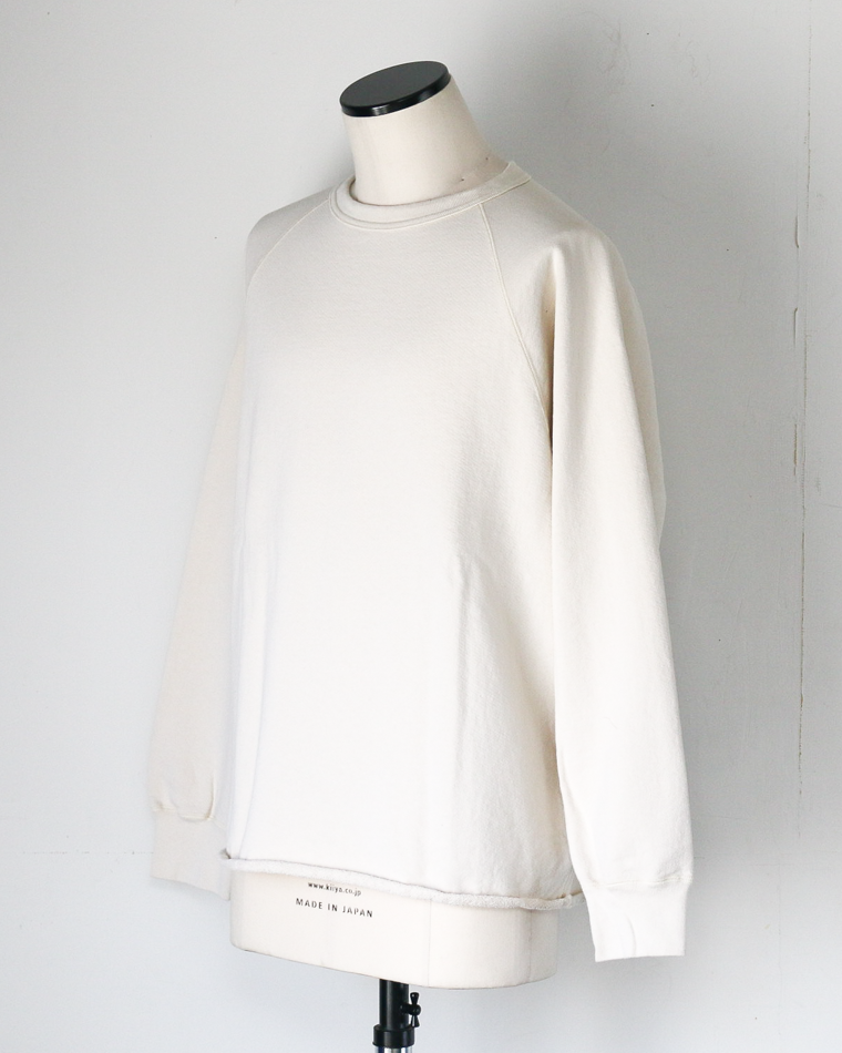 WALLA WALLA SPORT ワラワラスポーツ 13oz CREW SWEAT SHIRT Ivory