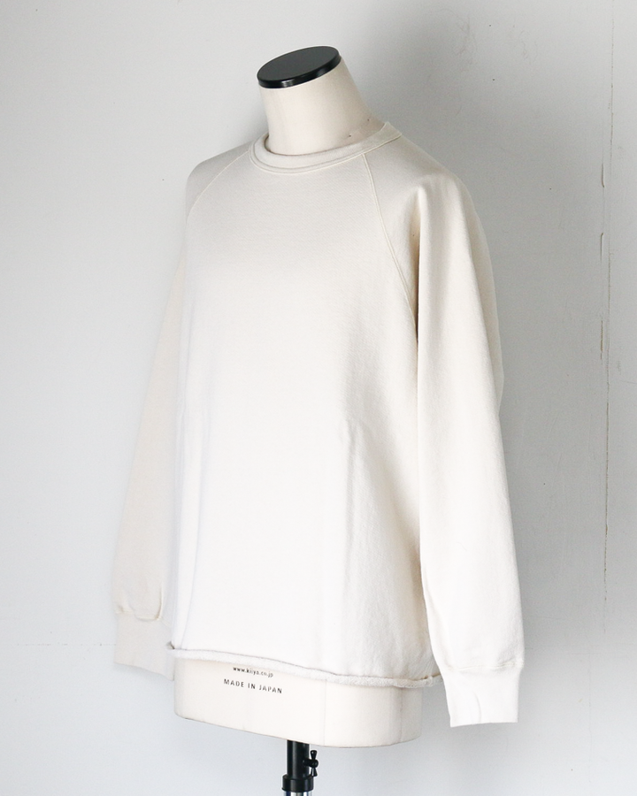 WALLA WALLA SPORT ワラワラスポーツ 13oz CREW SWEAT SHIRT Ivory