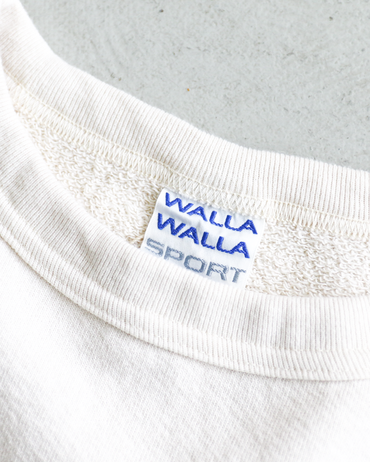 WALLA WALLA SPORT ワラワラスポーツ 13oz CREW SWEAT SHIRT Ivory