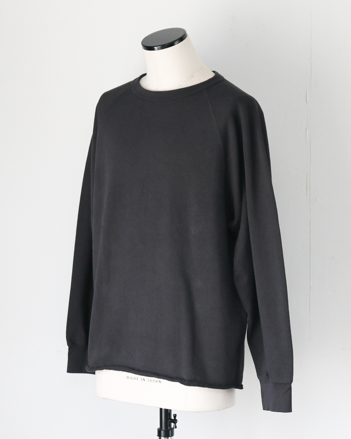 WALLA WALLA SPORT ワラワラスポーツ 13oz CREW SWEAT SHIRT Used Black