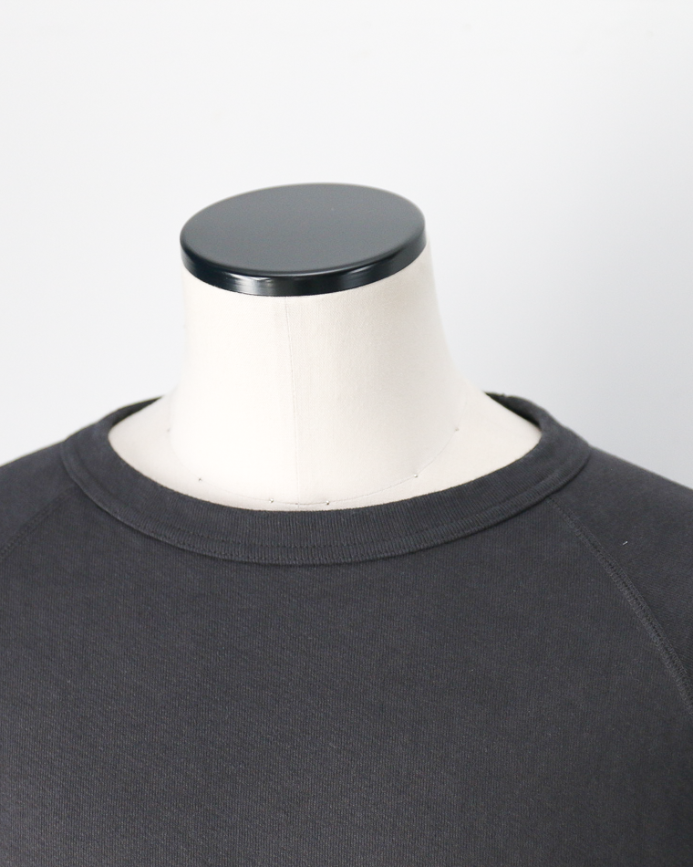 WALLA WALLA SPORT ワラワラスポーツ 13oz CREW SWEAT SHIRT Used Black
