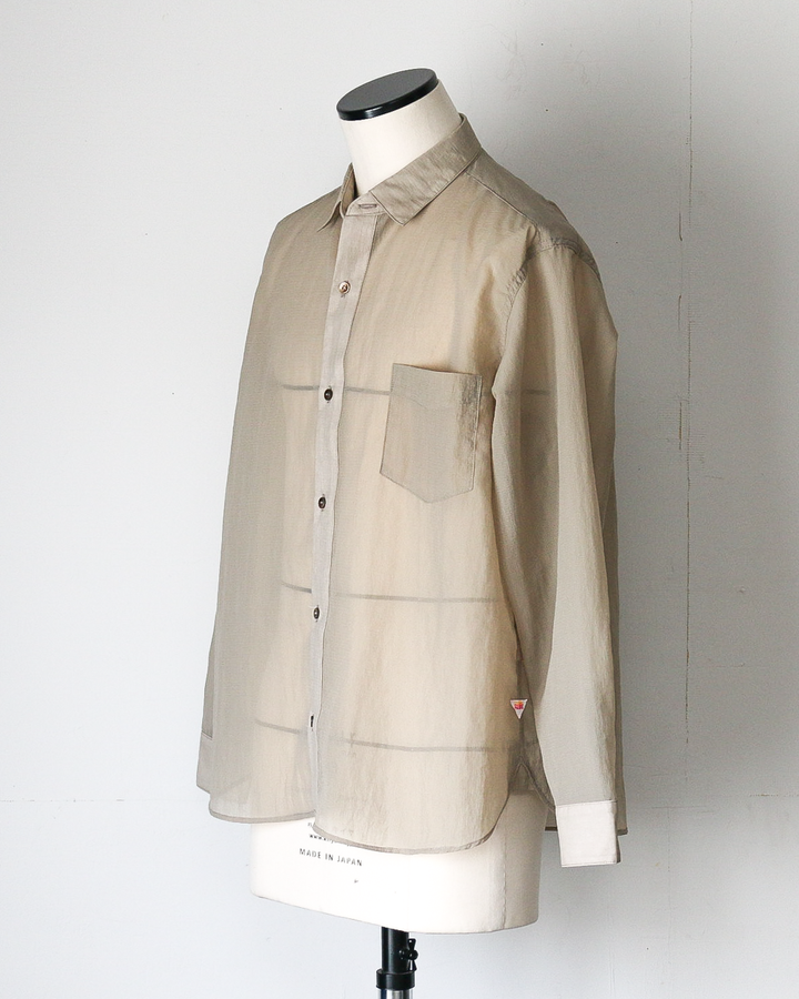 melple Logan Sheer Shirt Sand