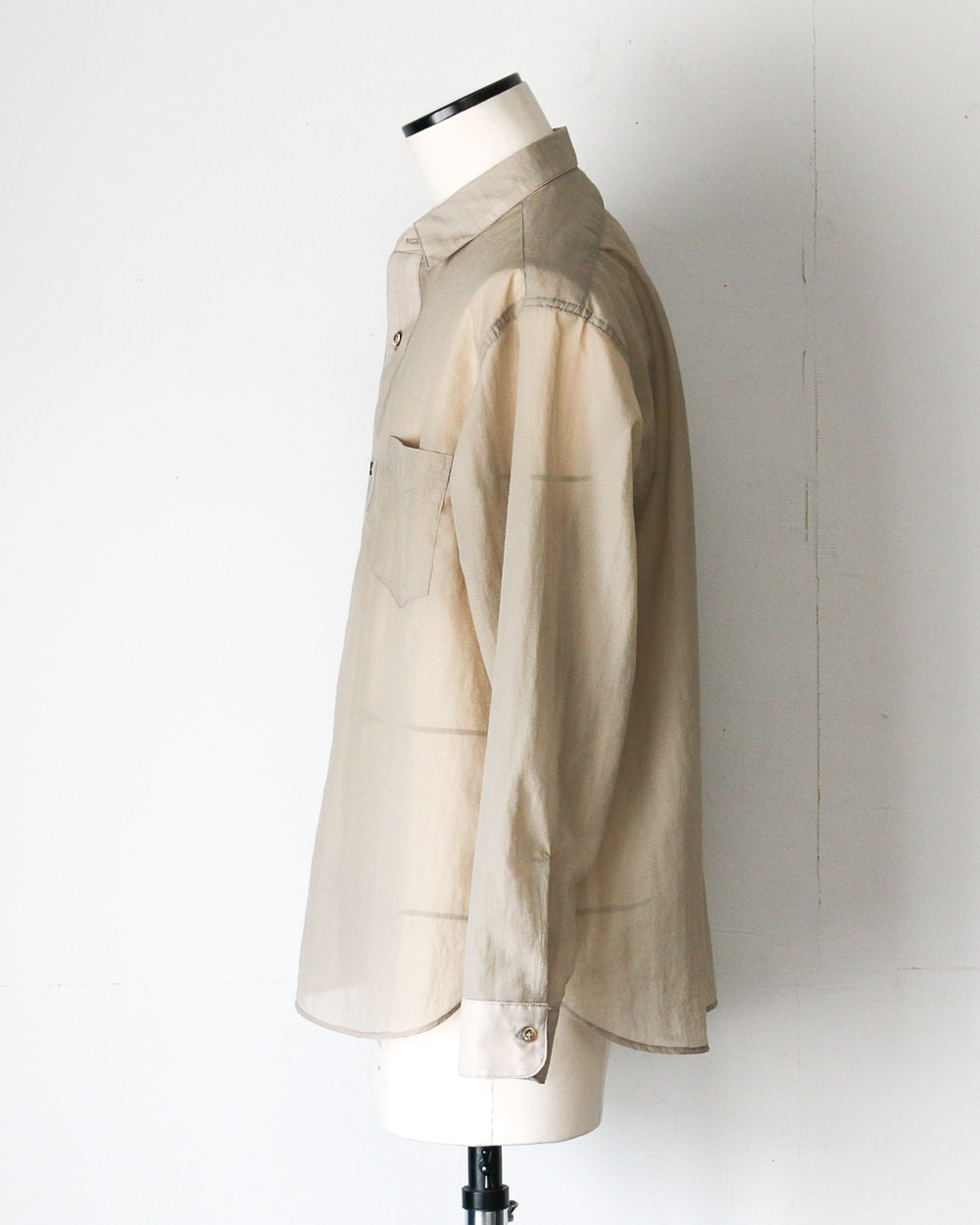 melple Logan Sheer Shirt Sand