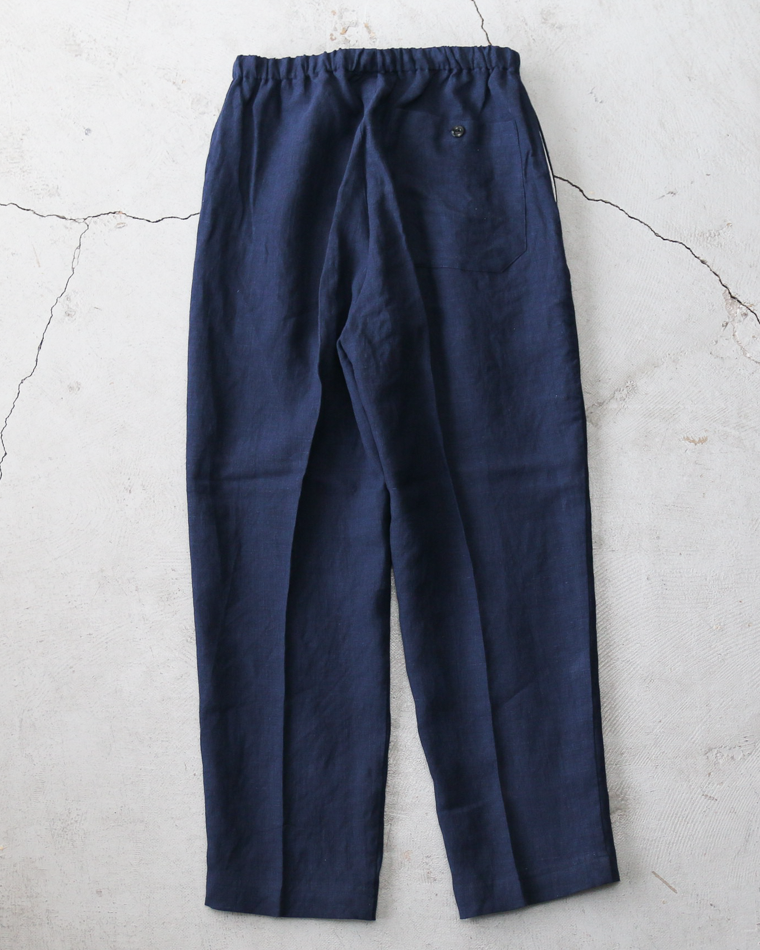 DELICIOUS LINEN Easy Pants Navy