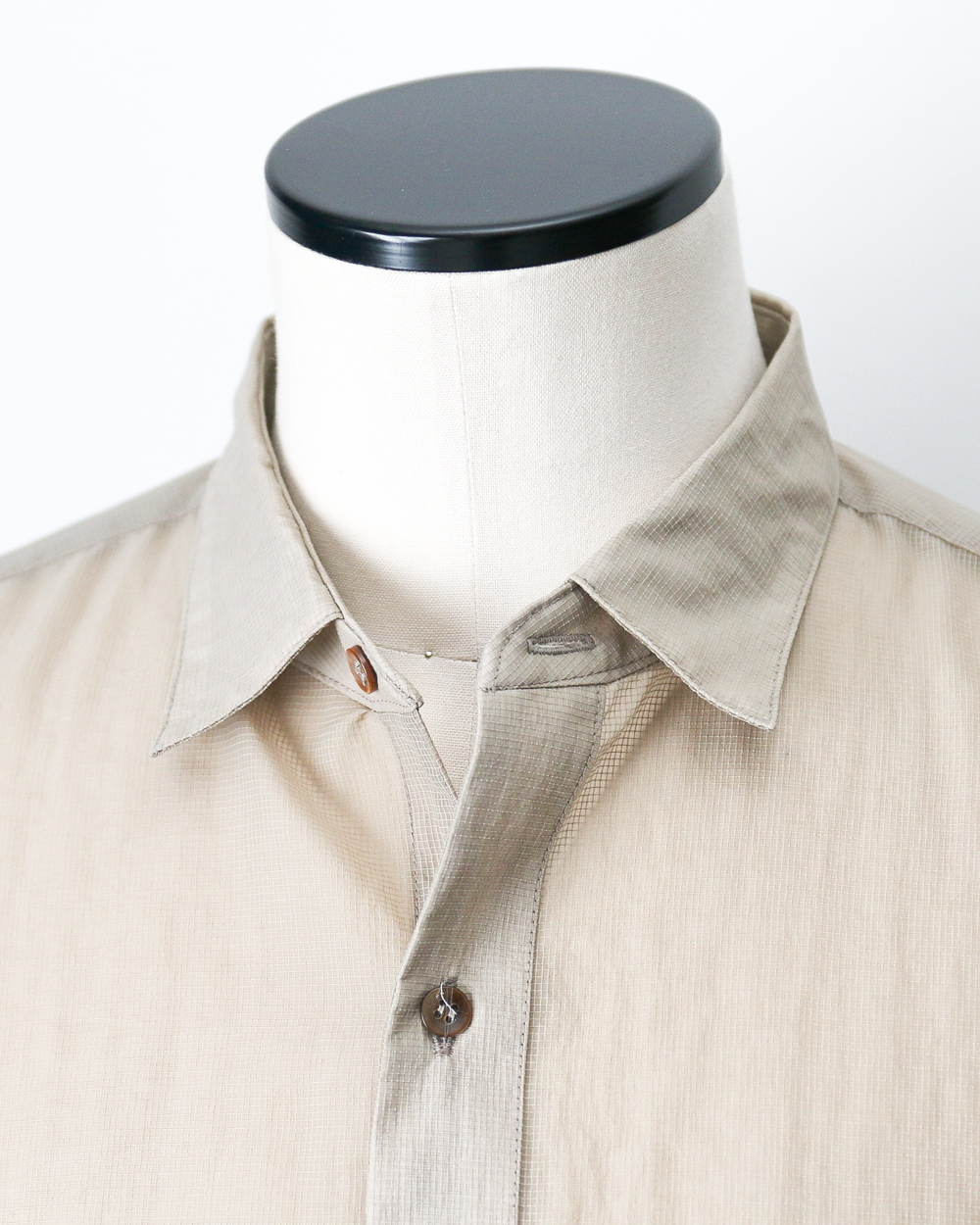 melple Logan Sheer Shirt Sand