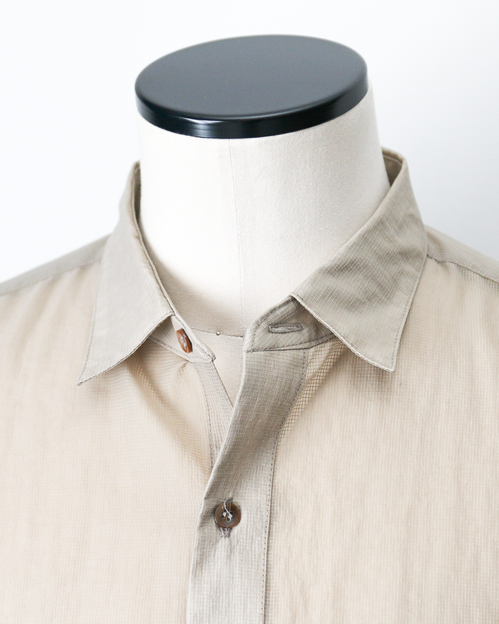 melple Logan Sheer Shirt Sand