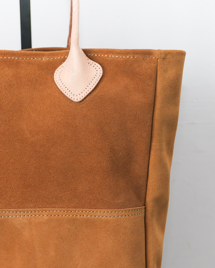 HERITAGE LEATHER ヘリテージレザー All Leather Tote Bag made in USA Sand Suede