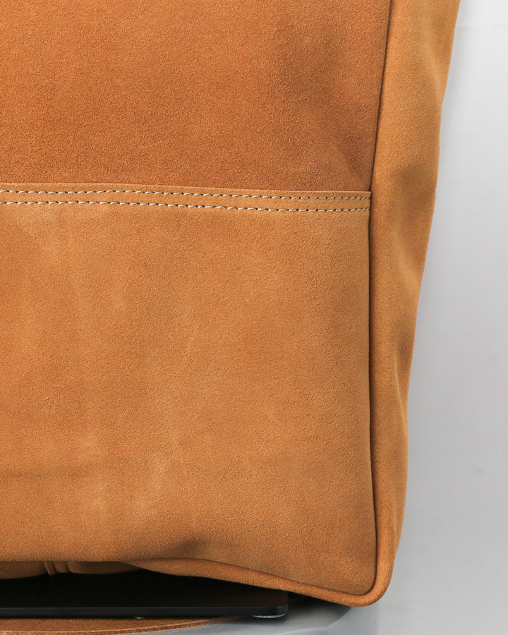 HERITAGE LEATHER ヘリテージレザー All Leather Tote Bag made in USA Sand Suede