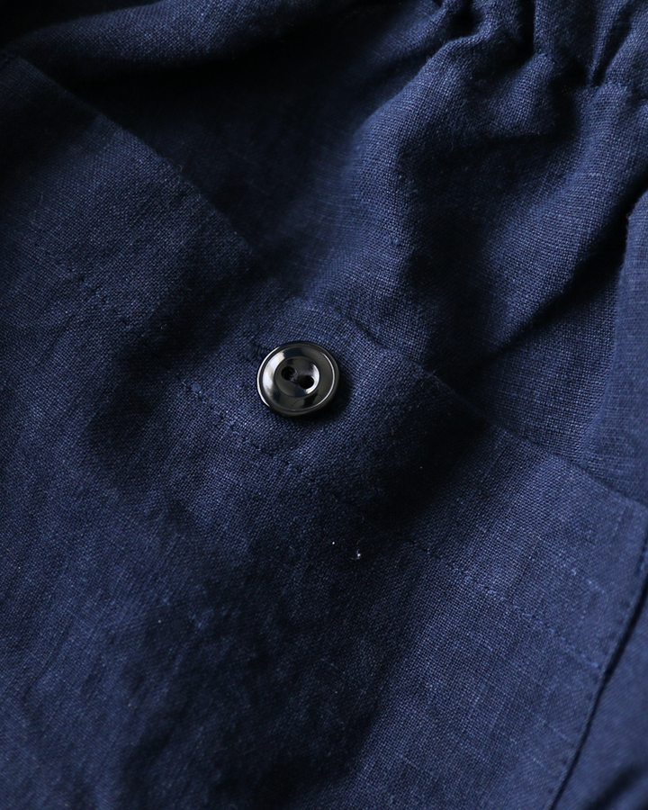 DELICIOUS LINEN Easy Pants Navy