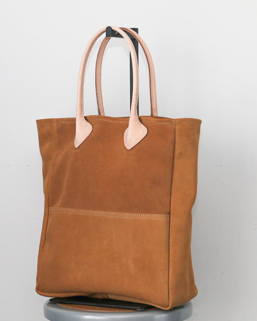 HERITAGE LEATHER ヘリテージレザー All Leather Tote Bag made in USA Sand Suede