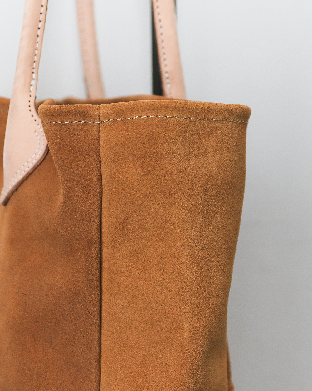 HERITAGE LEATHER ヘリテージレザー All Leather Tote Bag made in USA Sand Suede