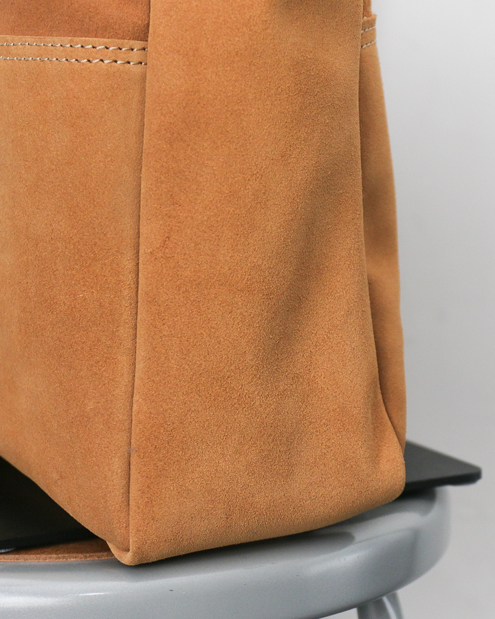 HERITAGE LEATHER ヘリテージレザー All Leather Tote Bag made in USA Sand Suede