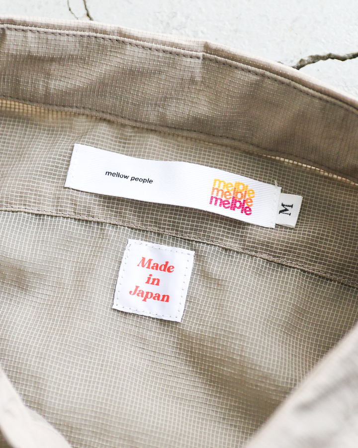melple Logan Sheer Shirt Sand