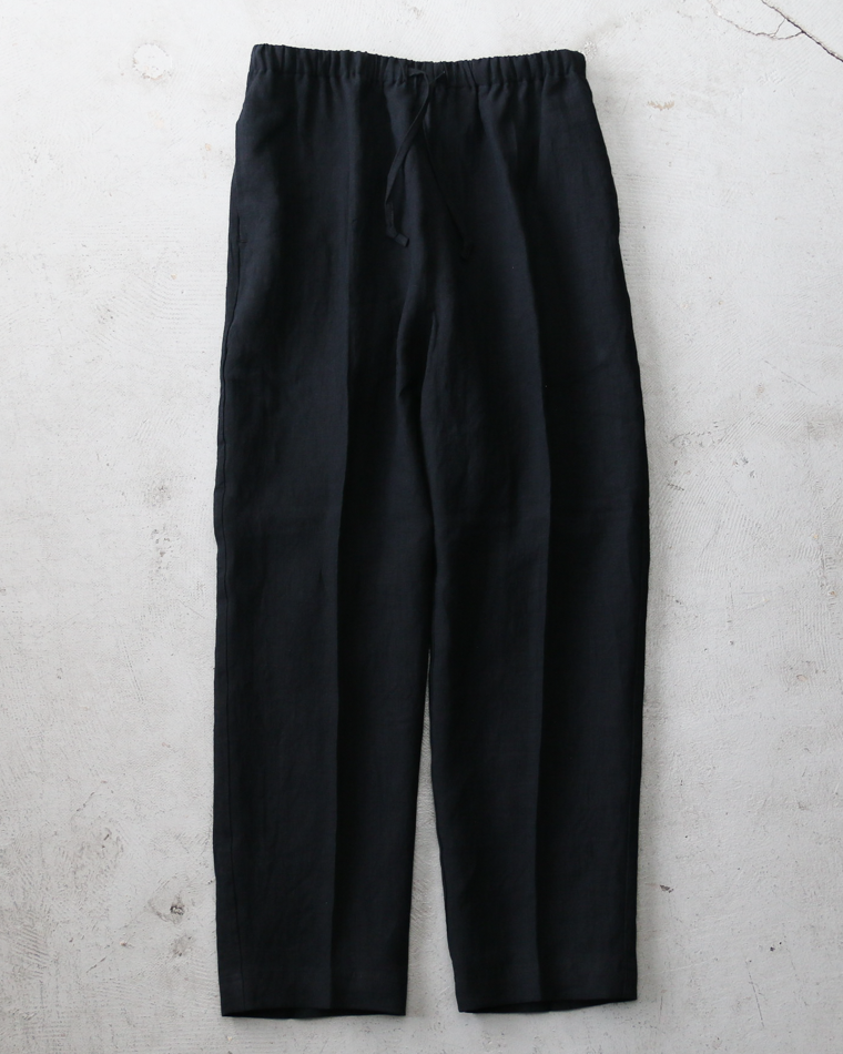 DELICIOUS LINEN Easy Pants Black