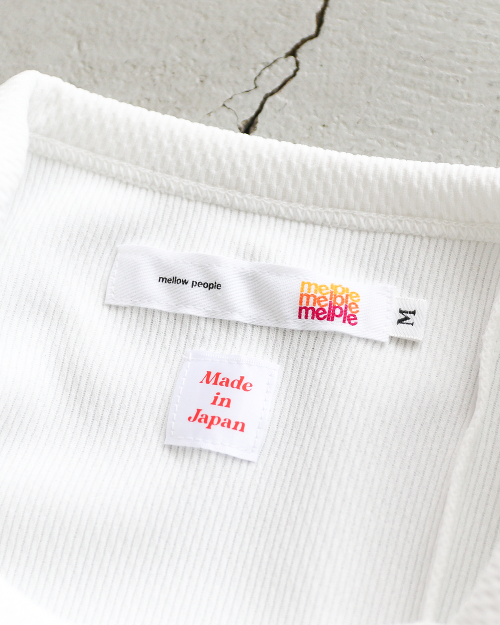 melple Salt Creek Thermal Dolman Sleeve White