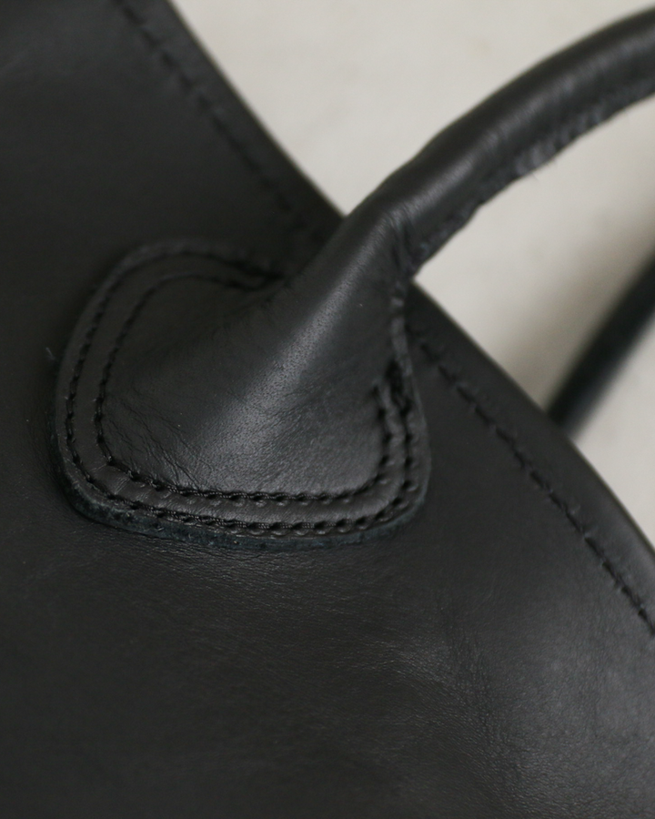 HERITAGE LEATHER ヘリテージレザー All Leather Tote Bag made in USA Black