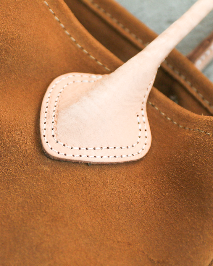 HERITAGE LEATHER ヘリテージレザー All Leather Tote Bag made in USA Sand Suede