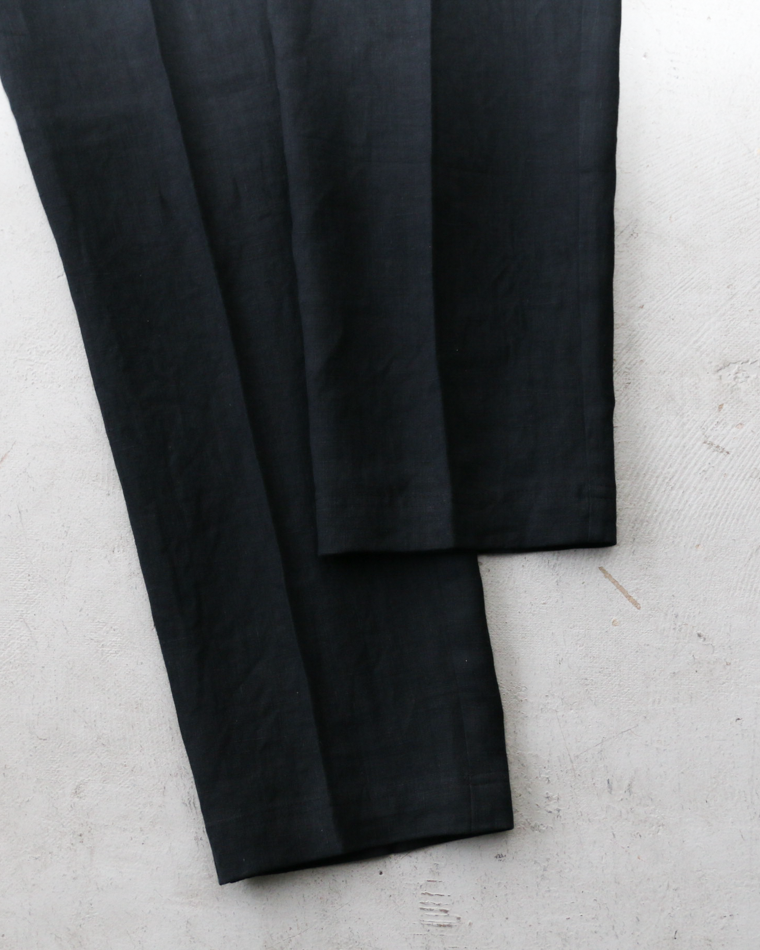 DELICIOUS LINEN Easy Pants Black