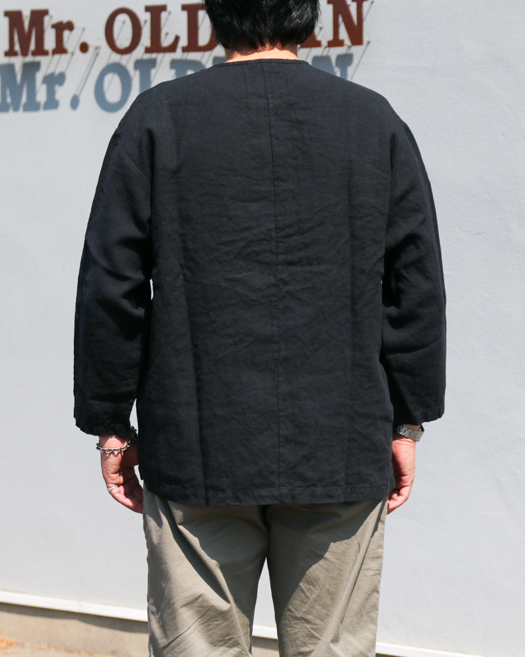 DELICIOUS LINEN Farmers Henry Black