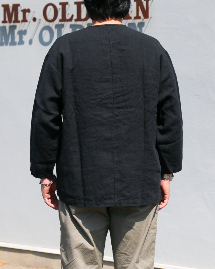 DELICIOUS LINEN Farmers Henry Black