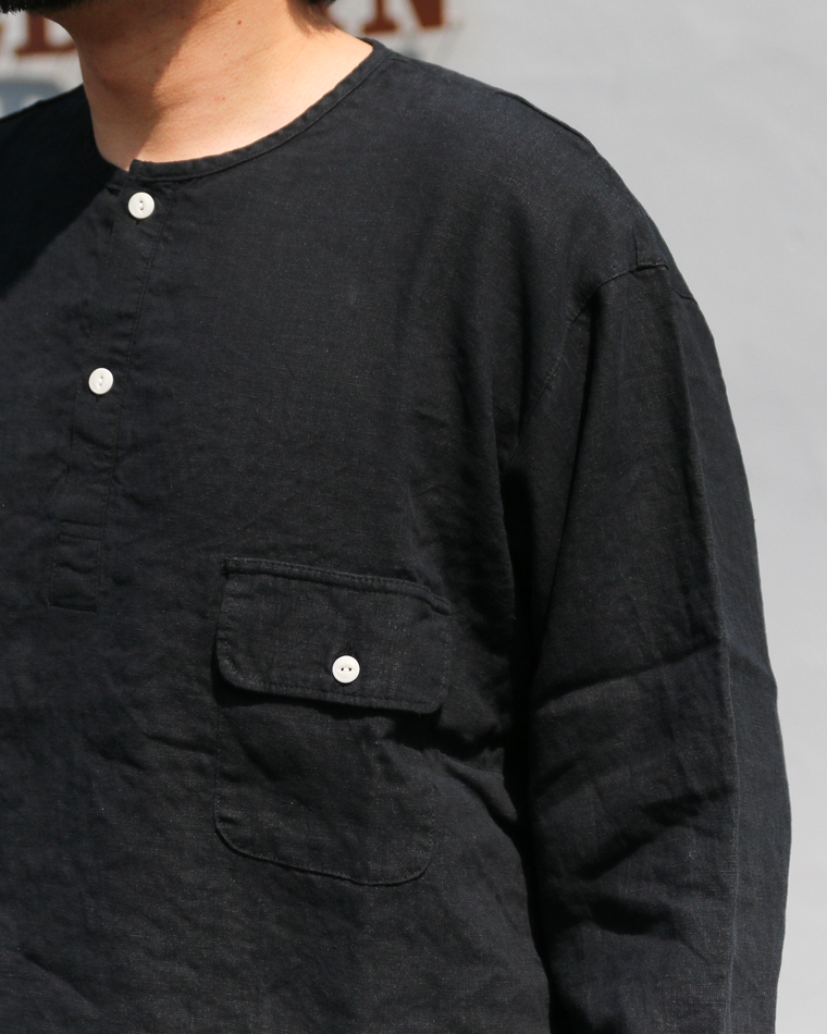 DELICIOUS LINEN Farmers Henry Black