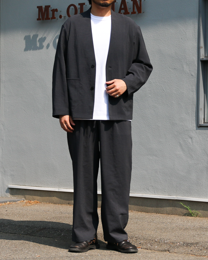 LAMOND NEW SEMI WIDE SHARI PANTS Black