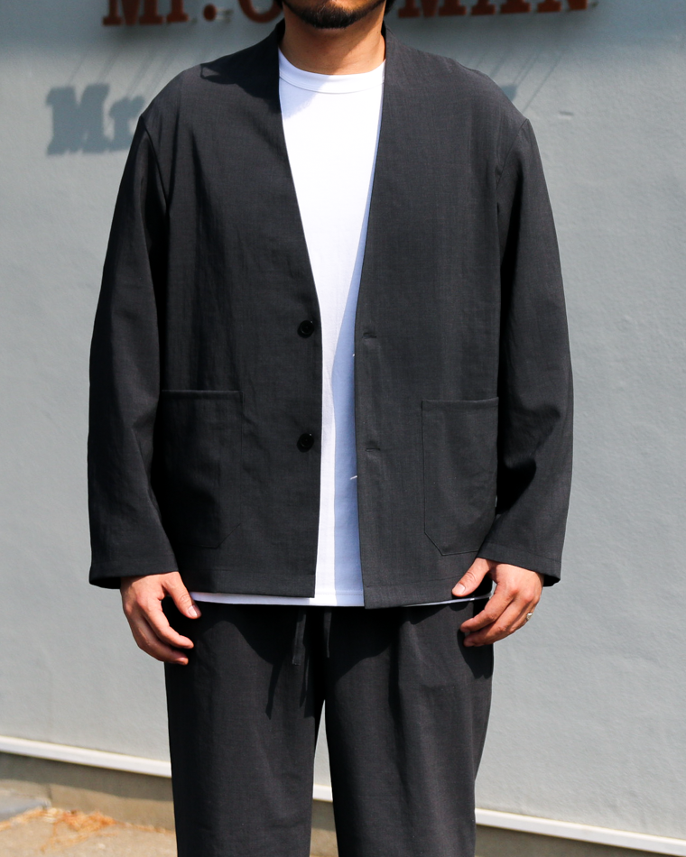 LAMOND NO-COLLAR SHARI JACKET Black