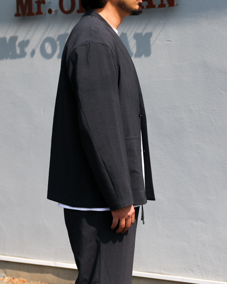 LAMOND NO-COLLAR SHARI JACKET Black