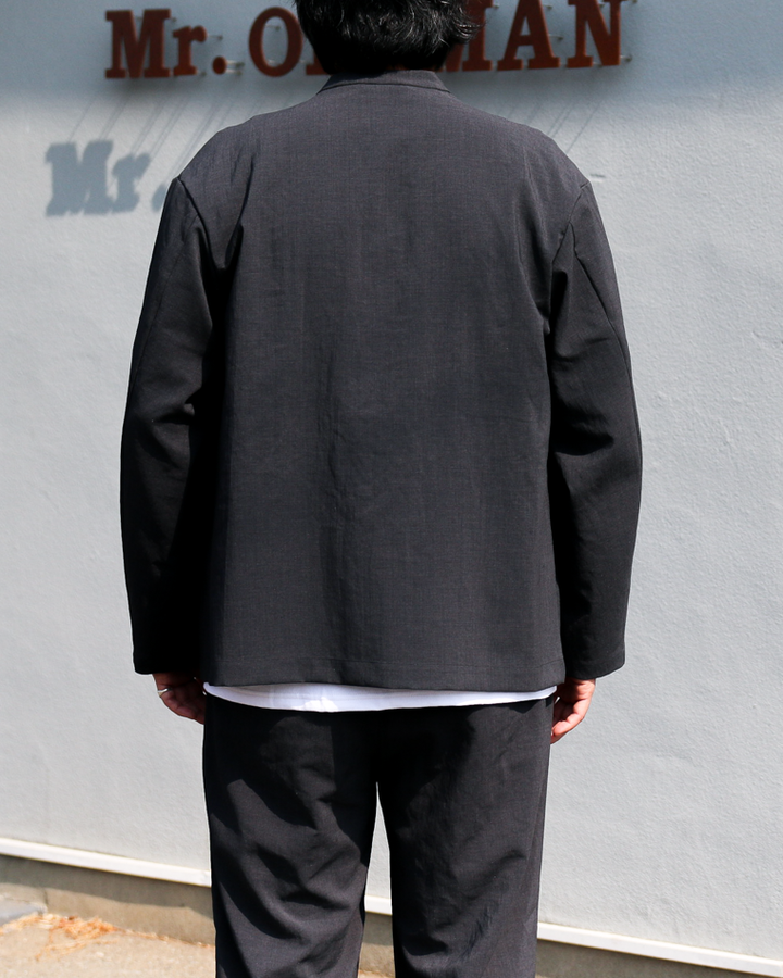 LAMOND NO-COLLAR SHARI JACKET Black