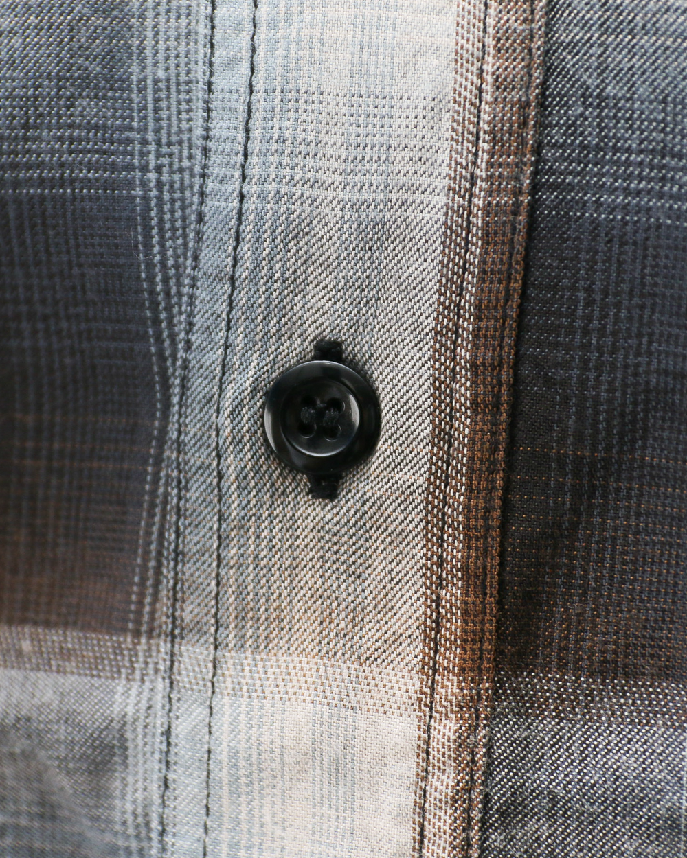 SUGAR CANE SC39726 RAYON TWILL CHECK WORK SHIRT Black