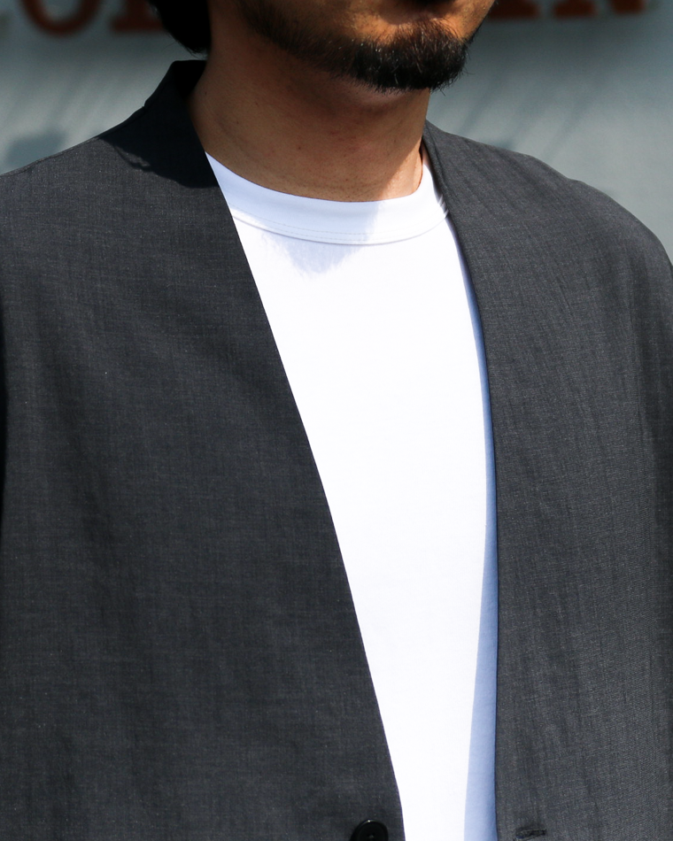LAMOND NO-COLLAR SHARI JACKET Black