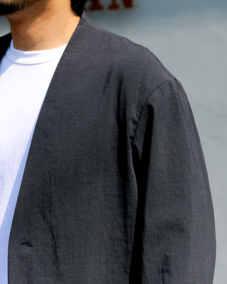 LAMOND NO-COLLAR SHARI JACKET Black