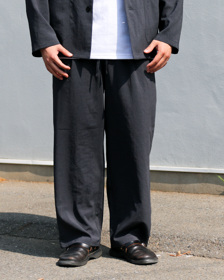 LAMOND NEW SEMI WIDE SHARI PANTS Black