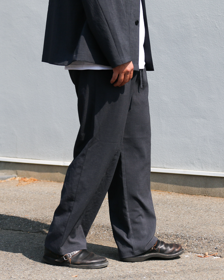 LAMOND NEW SEMI WIDE SHARI PANTS Black