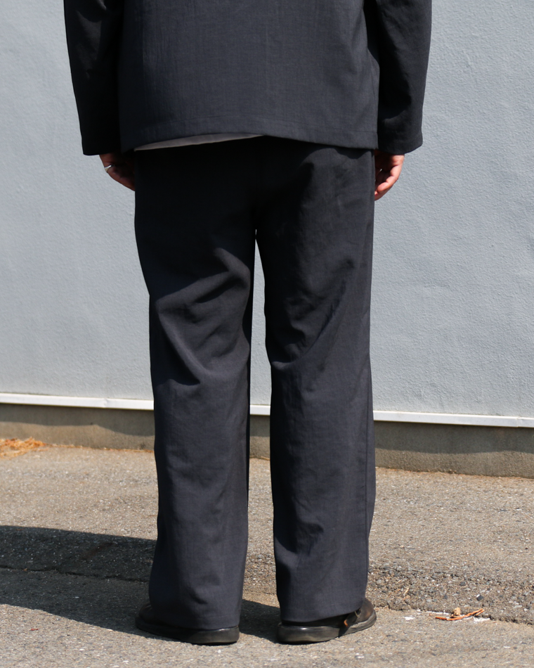 LAMOND NEW SEMI WIDE SHARI PANTS Black