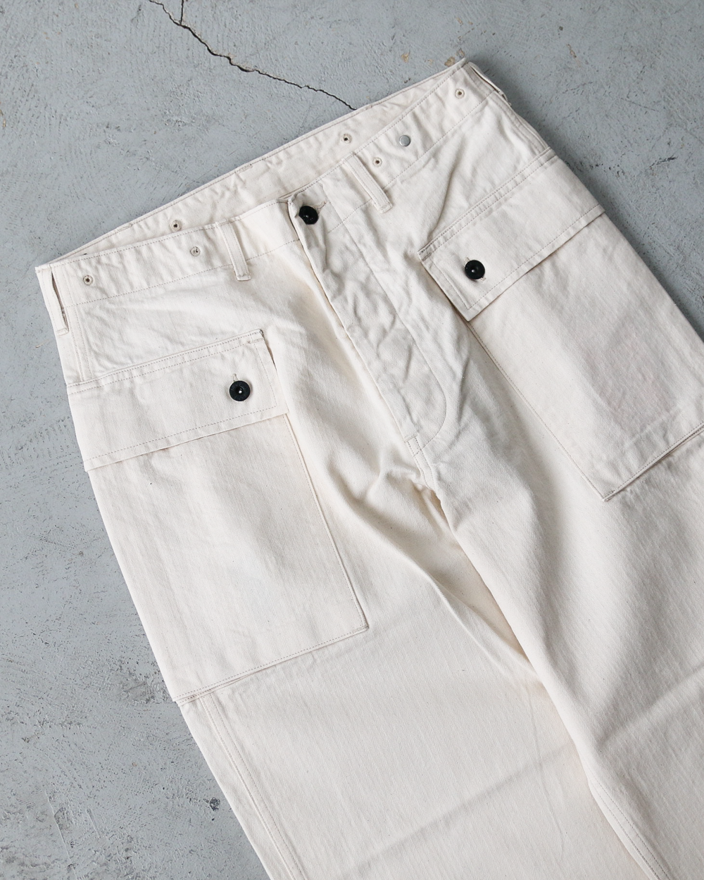 COLIMBO ZB-0211 TRENCH DIGGER USMC P-44 TROUSERS CIVILIAN WHITE