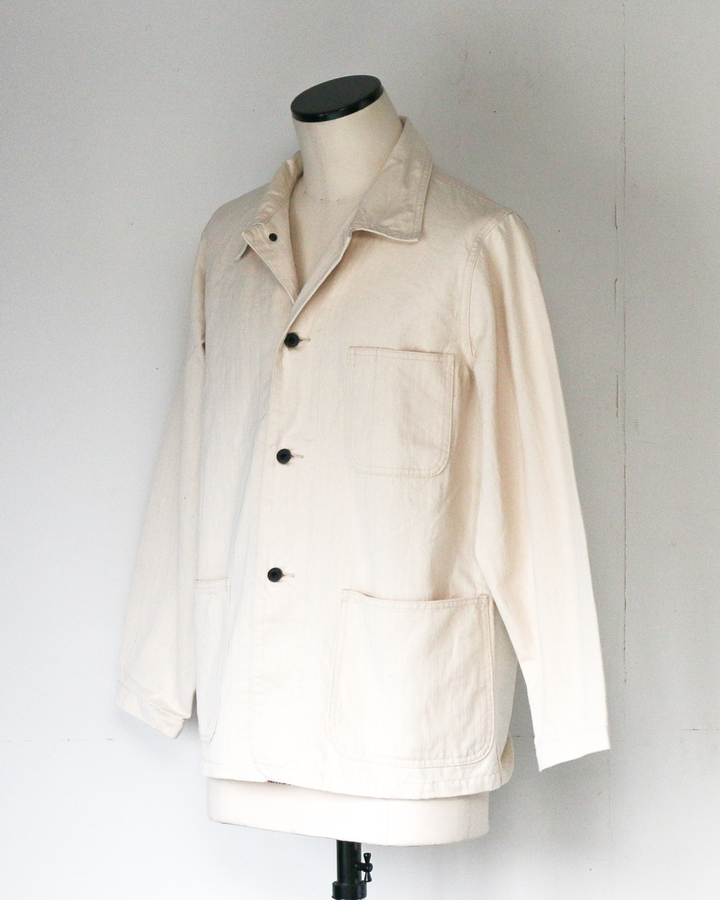 FOB factory エフオービーファクトリー F2472 N-3 UTILITY JACKET Ecru