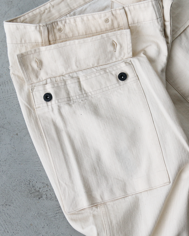COLIMBO ZB-0211 TRENCH DIGGER USMC P-44 TROUSERS CIVILIAN WHITE