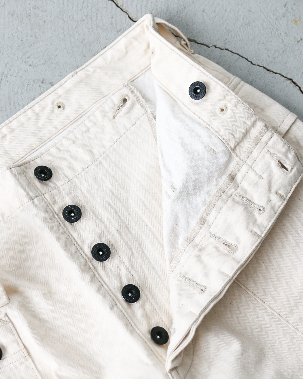 COLIMBO ZB-0211 TRENCH DIGGER USMC P-44 TROUSERS CIVILIAN WHITE