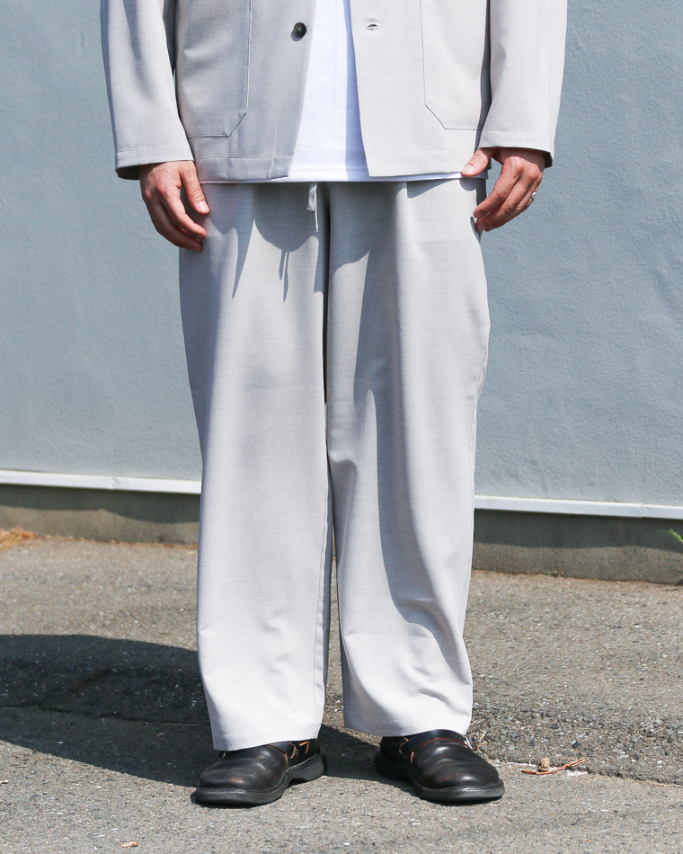 LAMOND NEW SEMI WIDE SHARI PANTS Grey