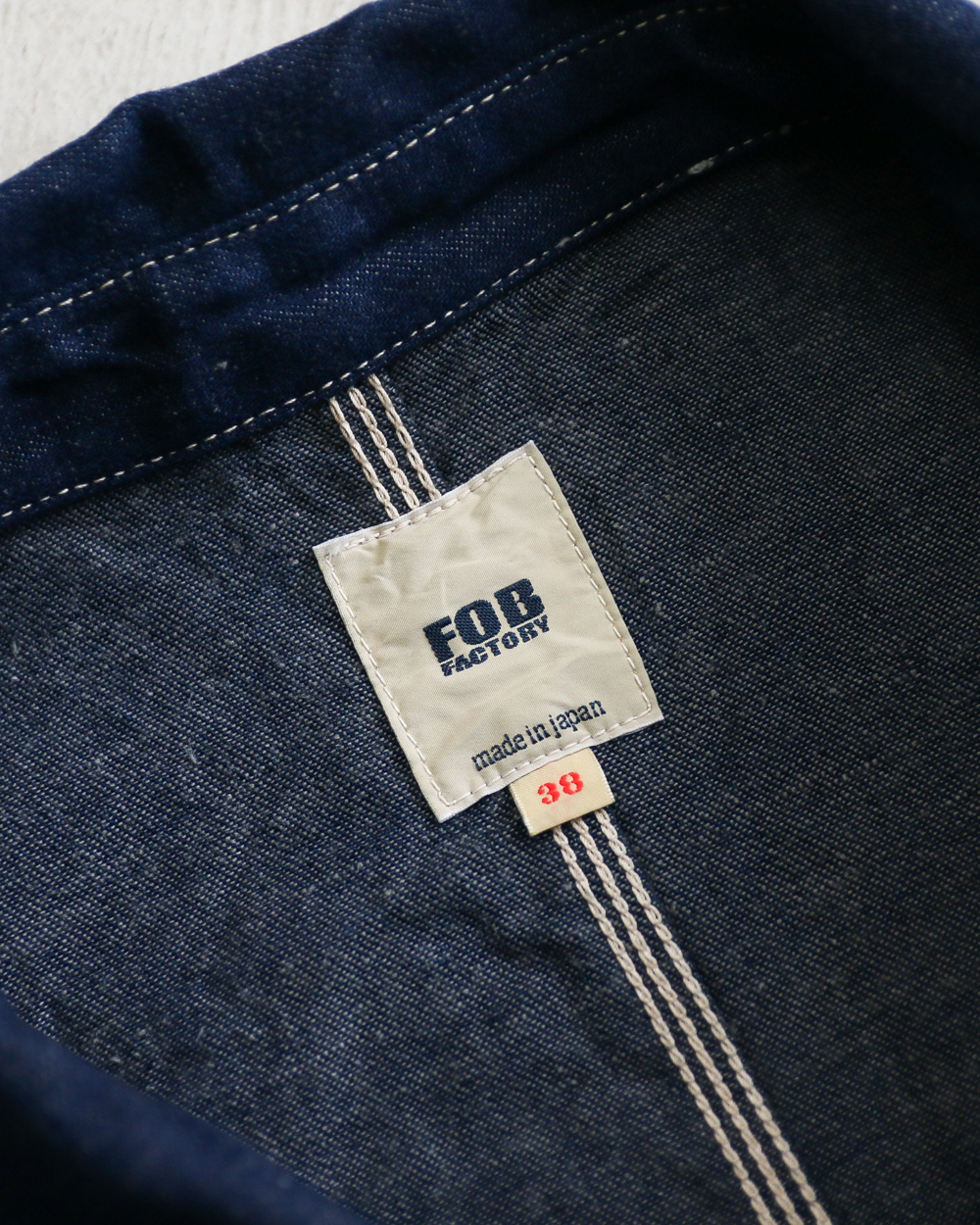 FOB factory エフオービーファクトリー F2455 DENIM CHORE JACKET