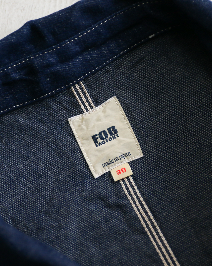 FOB factory エフオービーファクトリー F2455 DENIM CHORE JACKET