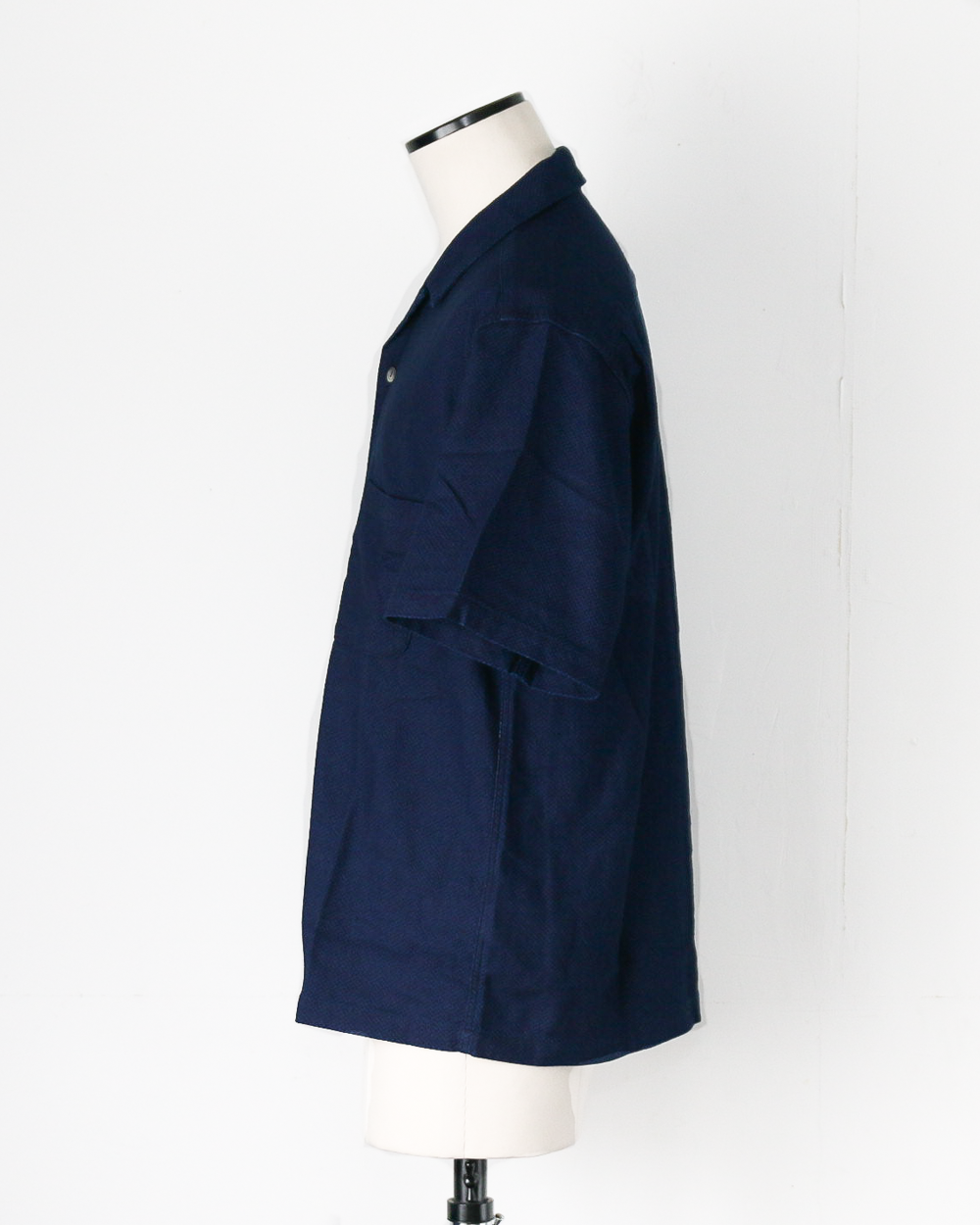 FOB factory F3500 INDIGO HOLIDAY SHIRT SASHIKO