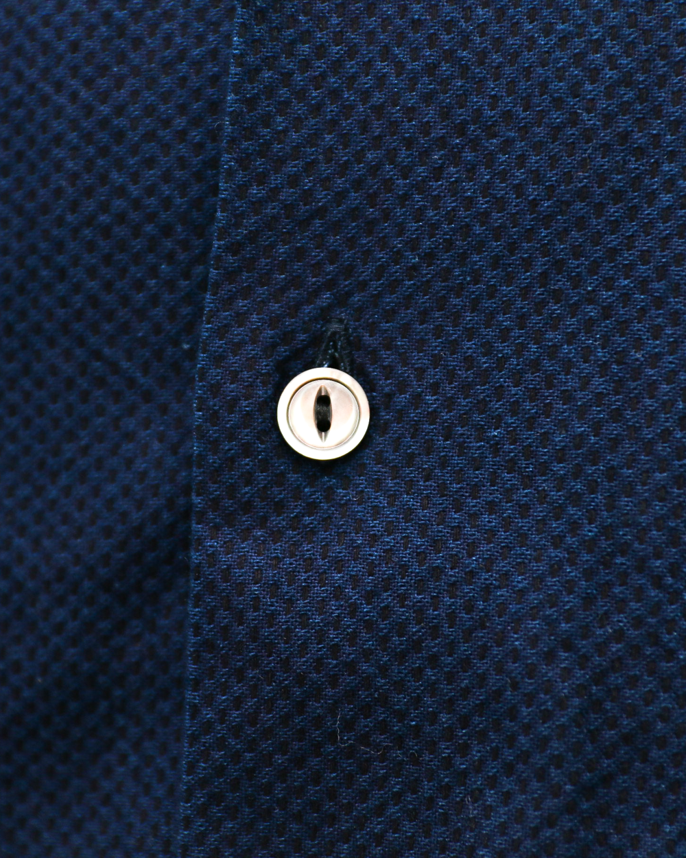 FOB factory F3500 INDIGO HOLIDAY SHIRT SASHIKO