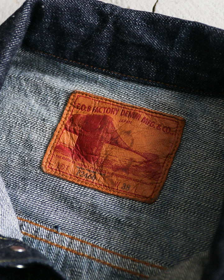 FOB factory エフオービーファクトリー F2466 SV Denim 1st TYPE JACKET