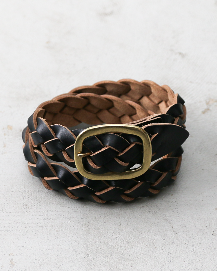 OPUS OHB-03 CHROMEXCEL US Oil LEATHER MESHBELT Black